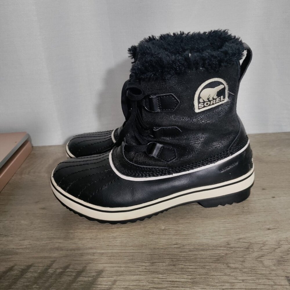 Sorel Women's Tivoli Leather Waterproof Winter Boots Lace Up Sz 8